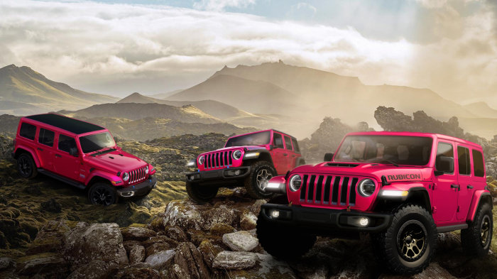 2021 Jeep Wrangler in Tuscadero exterior paint color