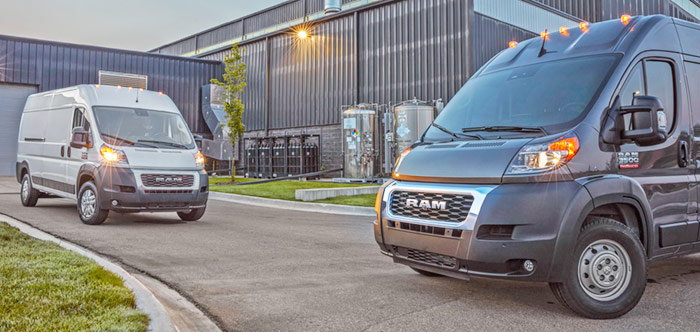 2022 Ram ProMaster vans