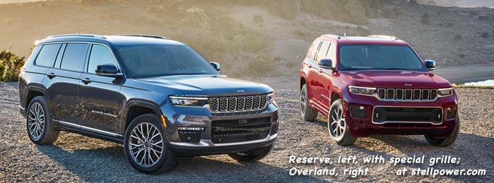 2022 Jeep Grand Cherokee L Summit Reserve and Overland