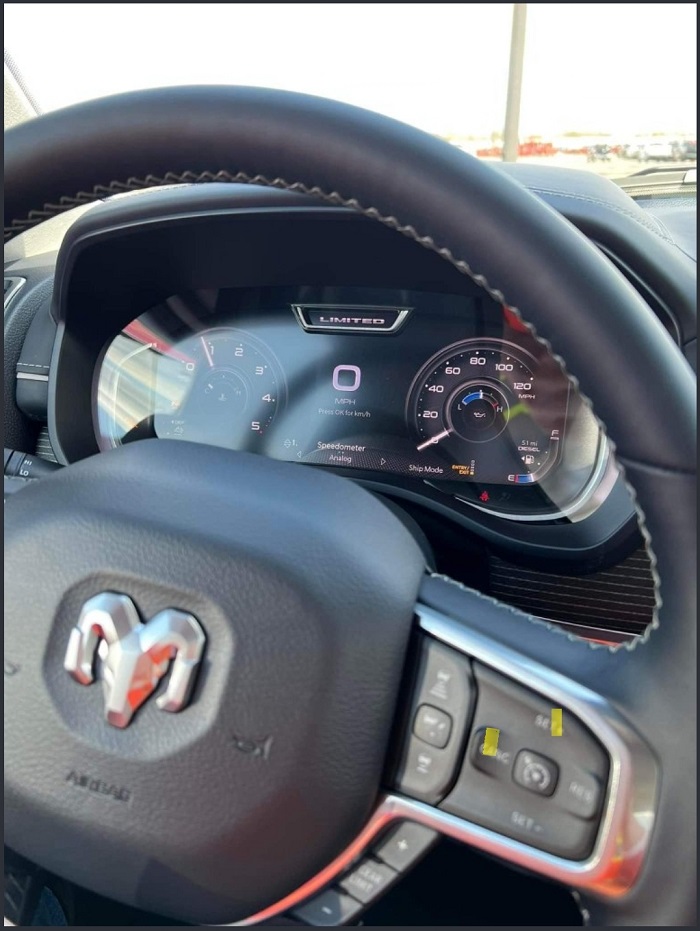 2023 Ram 1500 Limited Gauge Cluster