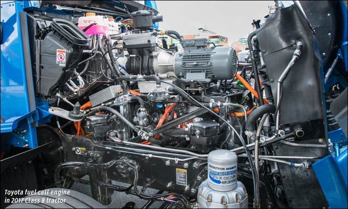 Toyota fuel cell engine