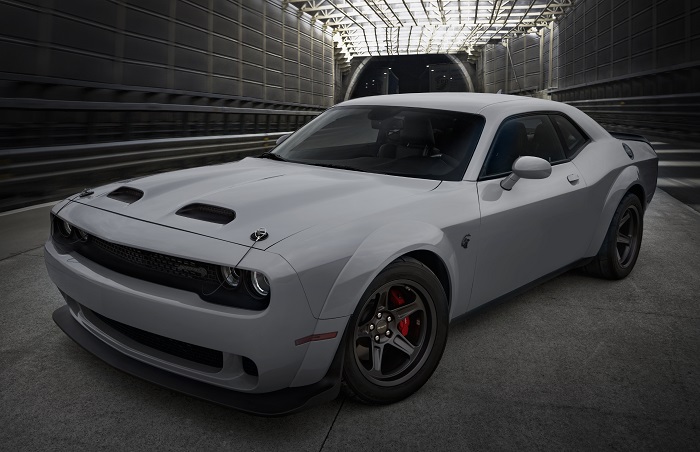 Destroyer Grey Dodge Challenger SRT Super Stock
