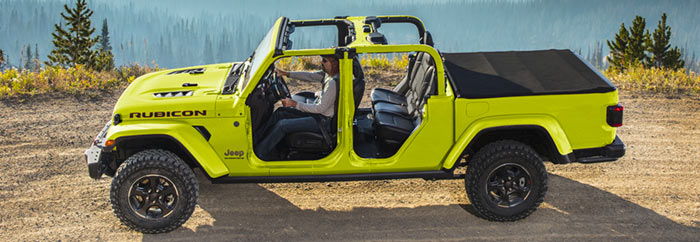 2023 Jeep Gladiator in high velocity yellow