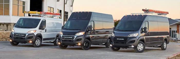 2023 Ram ProMaster vans