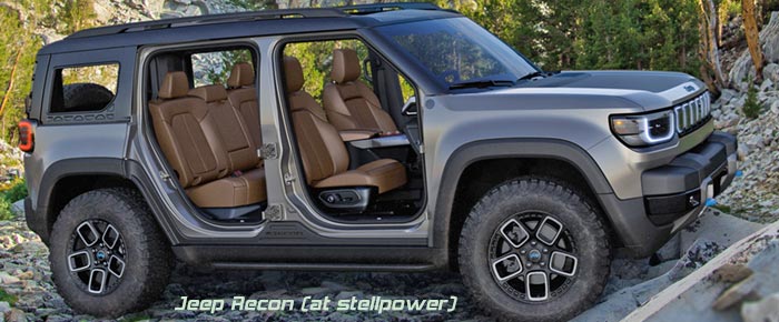 Jeep Recon BEV side view