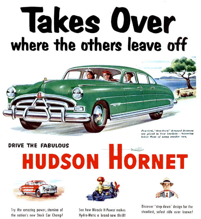 1951 Hudson Hornet ad