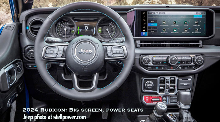 2024 Jeep Wrangler dashboard