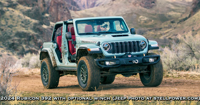2024 Jeep Rubicon X with winch