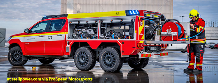 ProSpeed Motorsports fire truck for electric cars