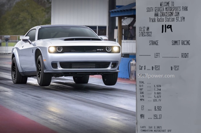 2023 Dodge Challenger SRT Demon 170 Timeslip