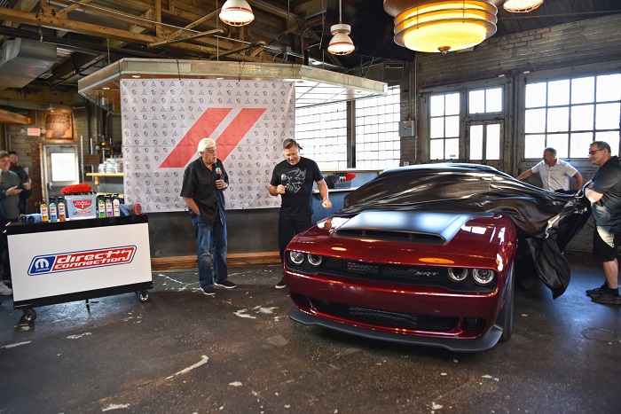 Jay Leno 2023 Dodge Challenger SRT Demon 170 delivery