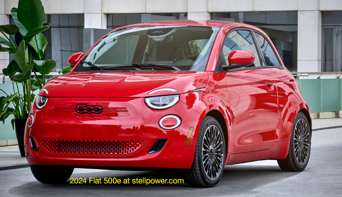 2024 Fiat 500e (RED) Canada