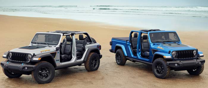 2024 Wrangler and Gladiator Jeep Beach models