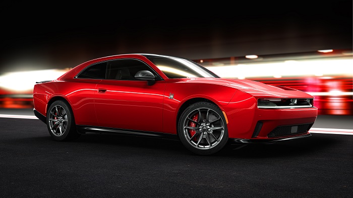 2024 Dodge Charger Daytona Scat Pack, shown in Redeye exterior color.