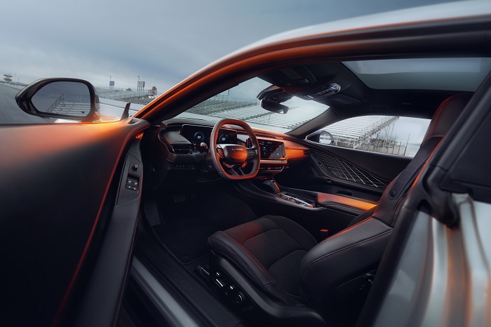 Interior shot of 2024 Dodge Charger Daytona Scat Pack.