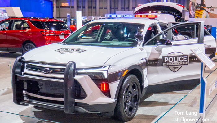 Chevy Blazer police car