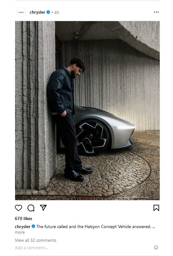 sad man and Chrysler Halcyon