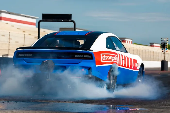 The all-new 2026 Dodge Charger Hustle Stuff Drag Pak by Direct Connection