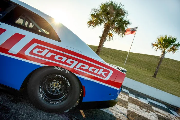 The all-new 2026 Dodge Charger Hustle Stuff Drag Pak by Direct Connection